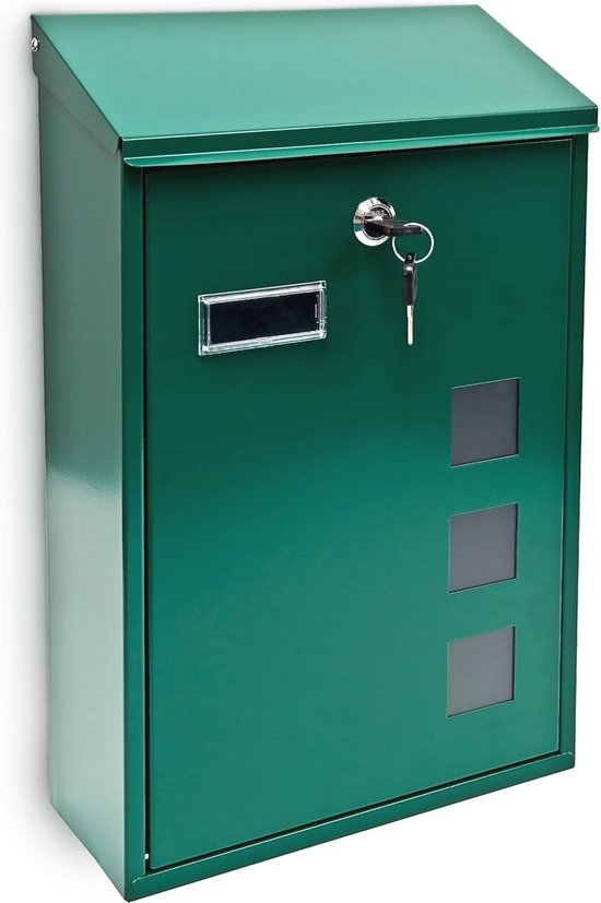 Houten suggestiebox, afsluitbaar, stembusdispenserbox