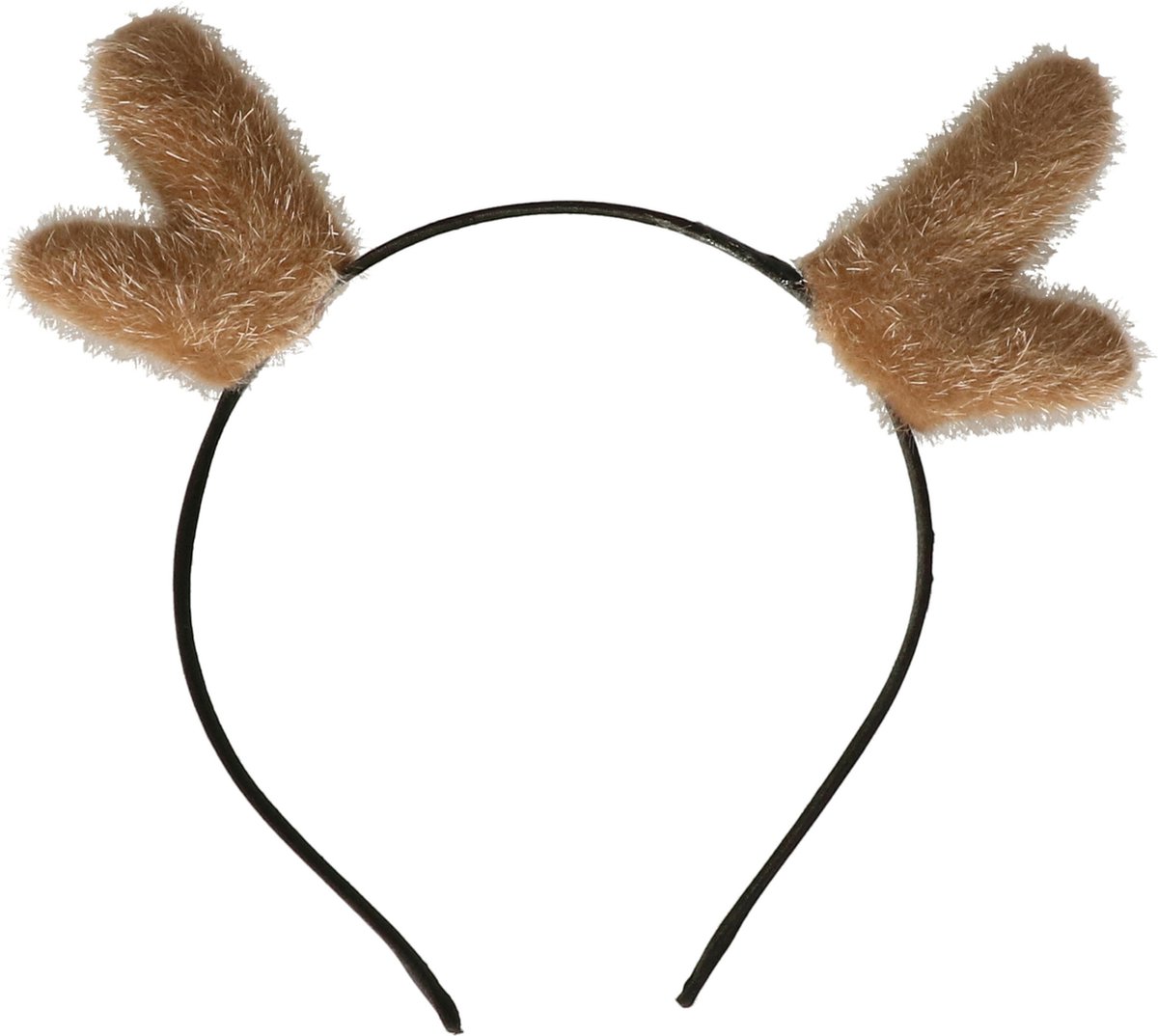 Kerst diadeem/haarband rendier gewei 19 cm kerstaccessoires - Kerstaccessoires/tiara/diademen