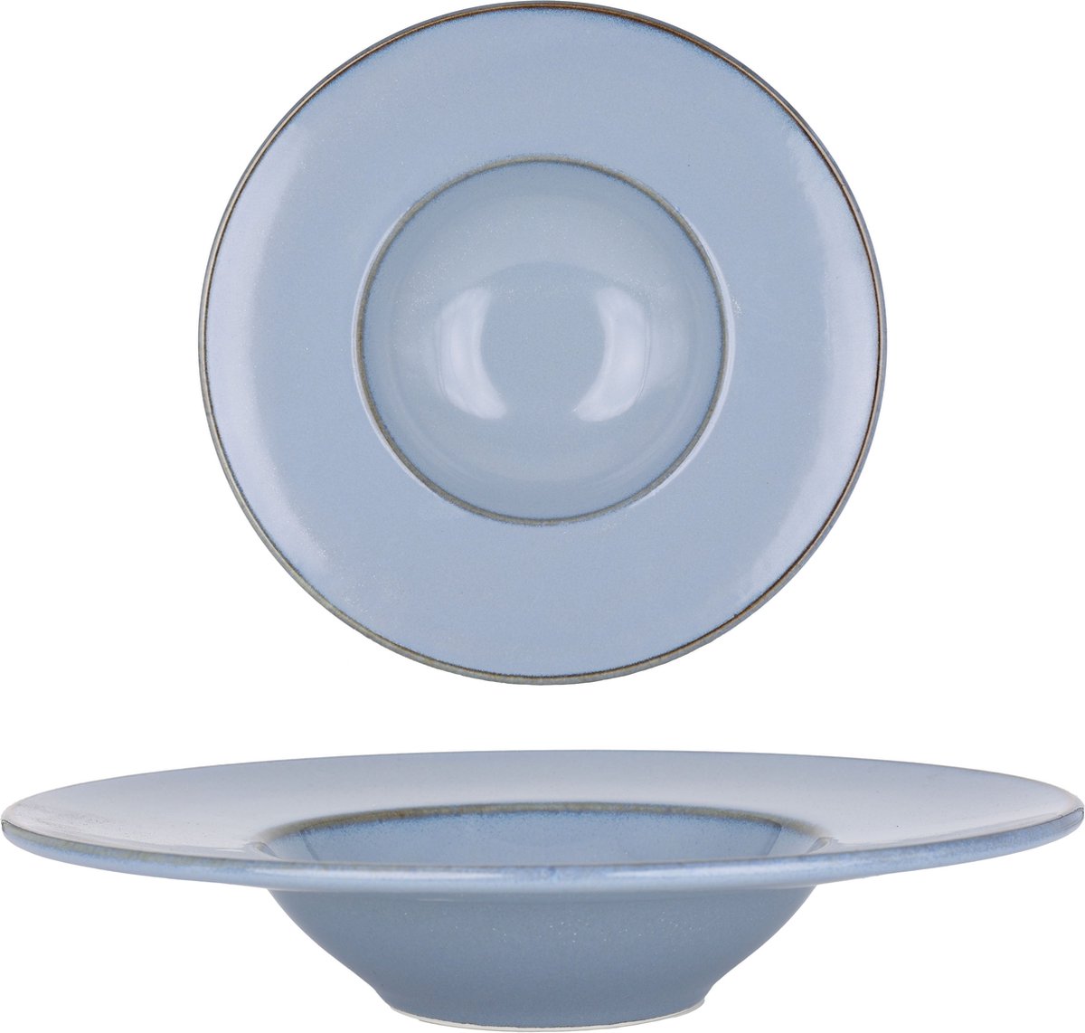 Bonna Pastabord - Sky Hygge - Porselein - 28 cm 400 cc - set van 2