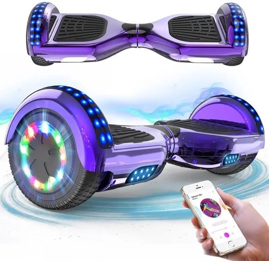 Foto: Mazeroo hoverboards voor kinderen en volwassenen 6 5 inch met bluetooth luidspreker kleurrijke led verlichting hover board voor kinderen 