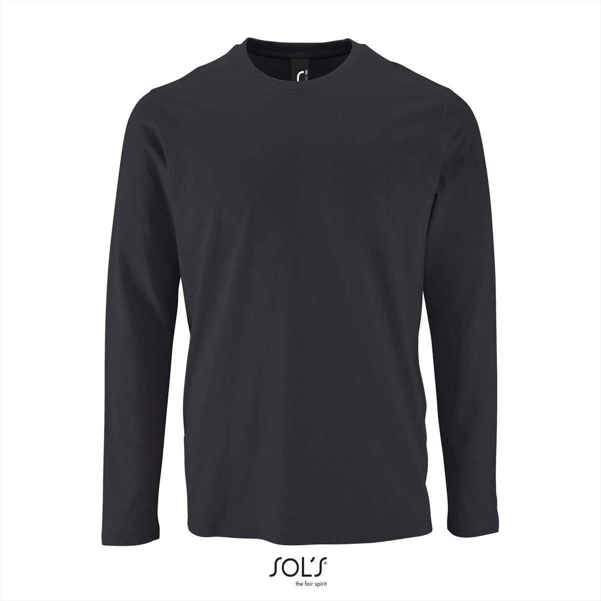 SOL'S Men´s Long Sleeve T-Shirt Imperial L02074 - Mouse Grey (Solid) - XL