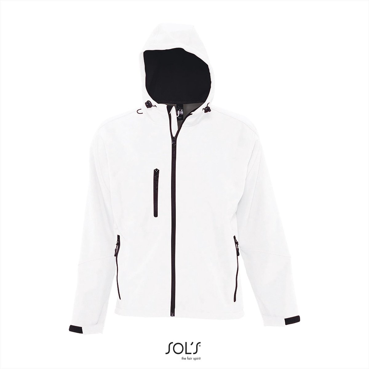 SOL’ Men´ Hooded Softshell Jacket Replay L848 Wit