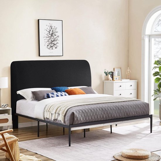 Zilvervos fluwelen bed hoofdeinde hoes beschermer, stretch