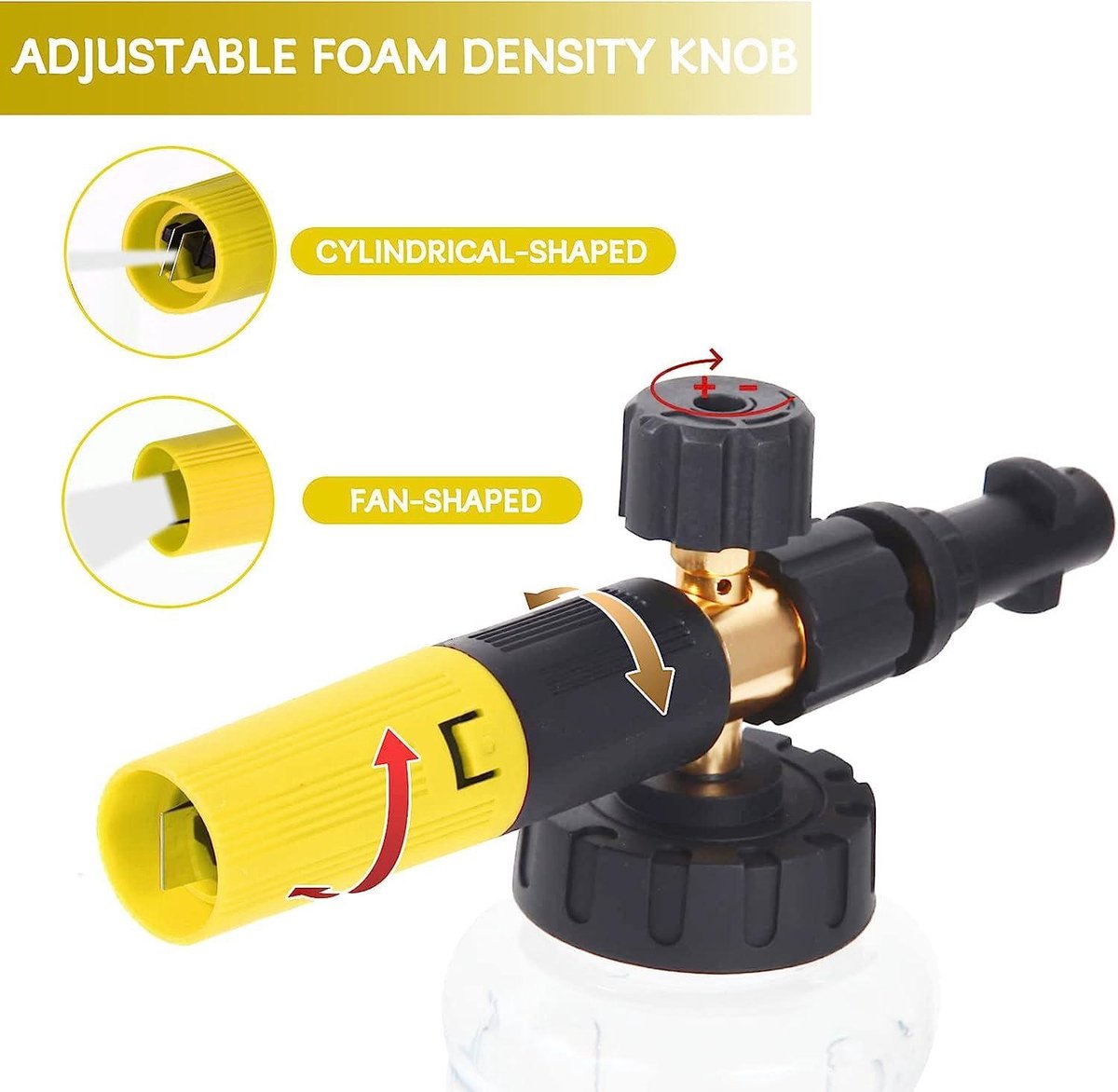 Canon à Mousse Foam Lance Compatible avec Kärcher K2 K3 K4 K5 K6 K7, 1L