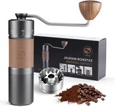 Bol.com Koffiemolen Handmatige koffiemolen - Protabiler buitenschuur-instelring - roestvrij staal - conische braam - grote capac... aanbieding