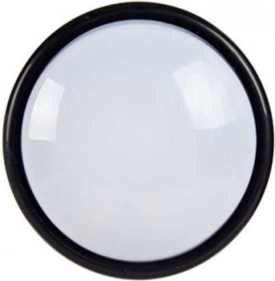 Nachtlamp - Zwart - Big - ganglamp - Ronde - LED-Lampen - 13,7 x 13,7 x 4,7 cm - zolderlamp - nachtlampje van Kipit — afbeelding 2