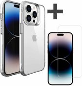iMoshion Coque iPhone 14 Pro Antichoc et Protecteur d'écran en Glas Trempé - Transparent