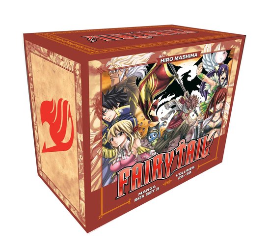 Fairy Tail Manga Box Set 3 met anime-personages en logo.