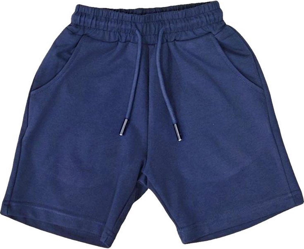 S&C Broekje Short blauw Kids & Kind Jongens Blauw - Maat: 110/116