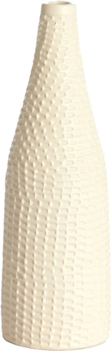 Vaas deco Ø9,5x30 cm YASSO crème
