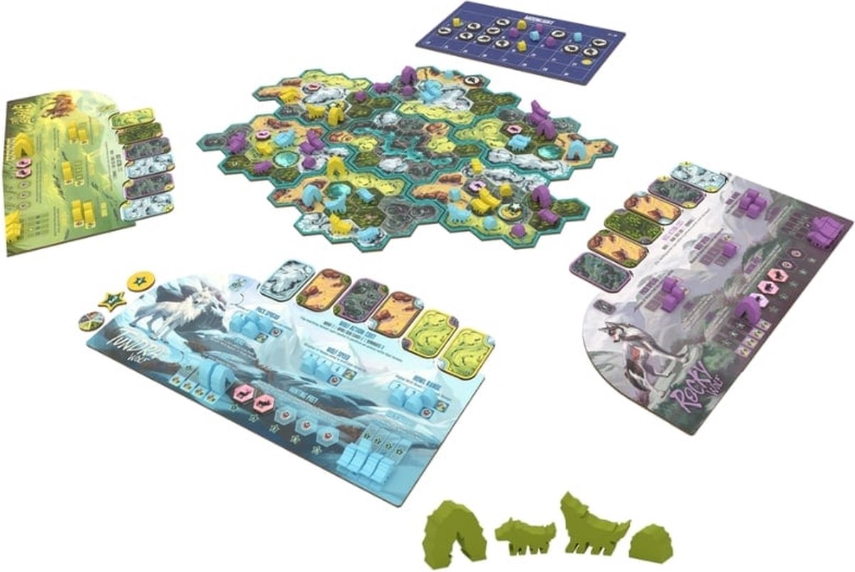 999 Games - Wolven - leid je eigen roedel wolven - Bordspel - - Winnaar Speelgoed van het Jaar - Gezelschapsspel - Strategiespel — afbeelding 15