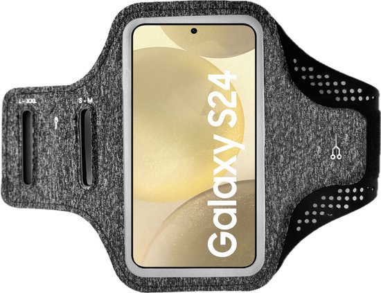 BixB Hardloop Telefoonhouder Geschikt voor Samsung Galaxy S24 - Sportarmband Telefoon - Hardloopband