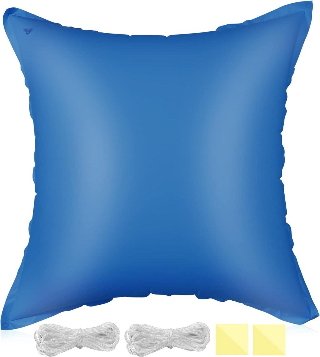 Opblaasbaar Zwembadkussen 12x12m | Luchtkussen met Touwen | Ijsequalizer en Winterklaarset | Bovengronds Zwembad