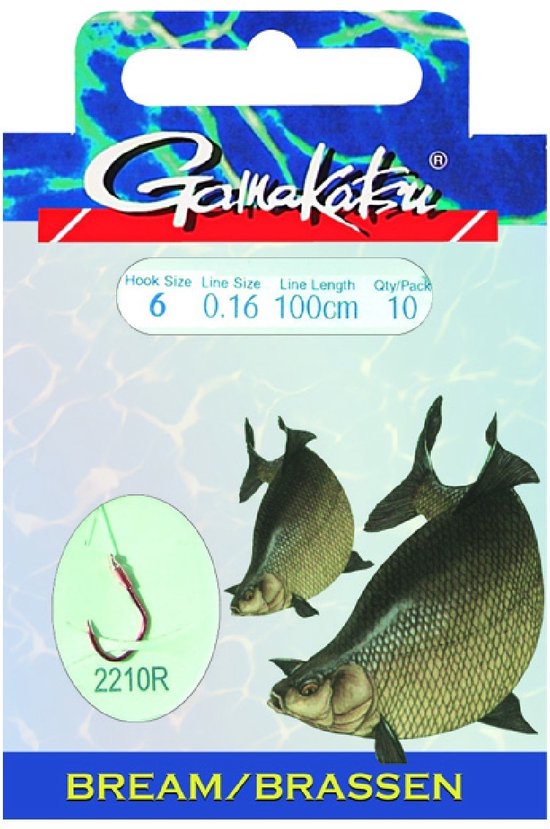 GAMAKATSU BKS-2210R BREAM-FEEDER1M Ligne COMP: 0.10 Hameçon: 18