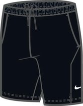 Nike Court Dry Short Sportbroek Jongens - Black/White/(White) - Maat 152