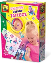 SES - Galaxy - Unicorn tattoos - metallic effect - cosmetisch getest - met biologisch afbreekbare glitters