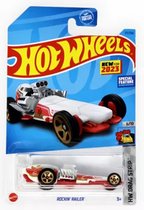 HOT WHEELS ROCKIN RAILER ROUGE/OR 75/250 (1:64) HW RACE DAY 2/10