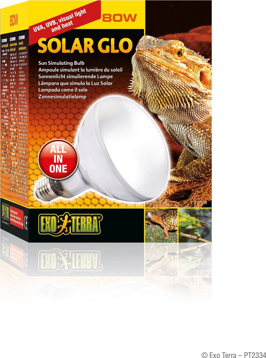 Exo Terra terrarium verlichting solar glo 80 watt - 80w