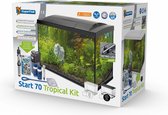 SuperFish Aquarium Start 70 Tropical - 58 x 30 x 45 cm - 70 L - Blanc