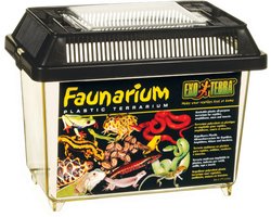 Exo Terra Terrarium Faunarium Mini Zwart 18x11x12.5 cm