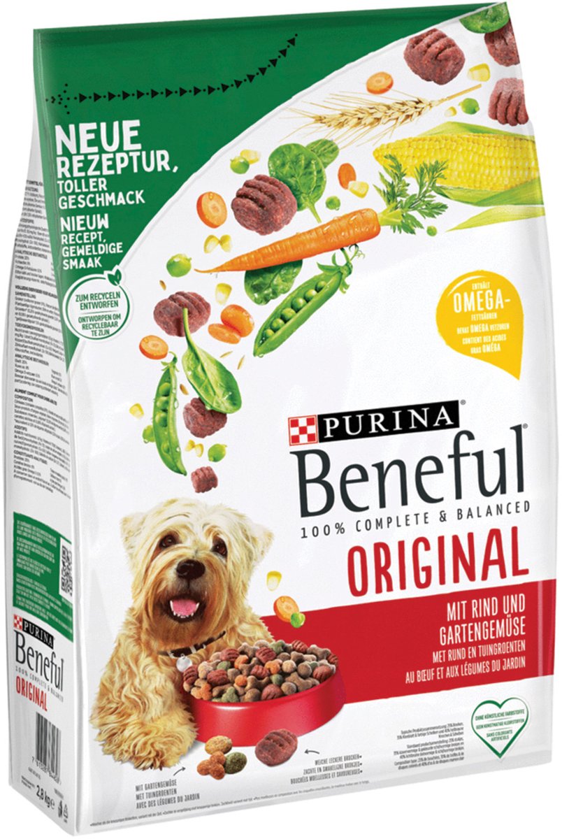 Beneful Hondenvoer Droog Original Rund - Groenten 2,8 kg