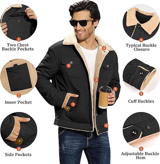 Veste Polaire Militaire Pour Homme – Taille 50, Multicolore, Décontractée