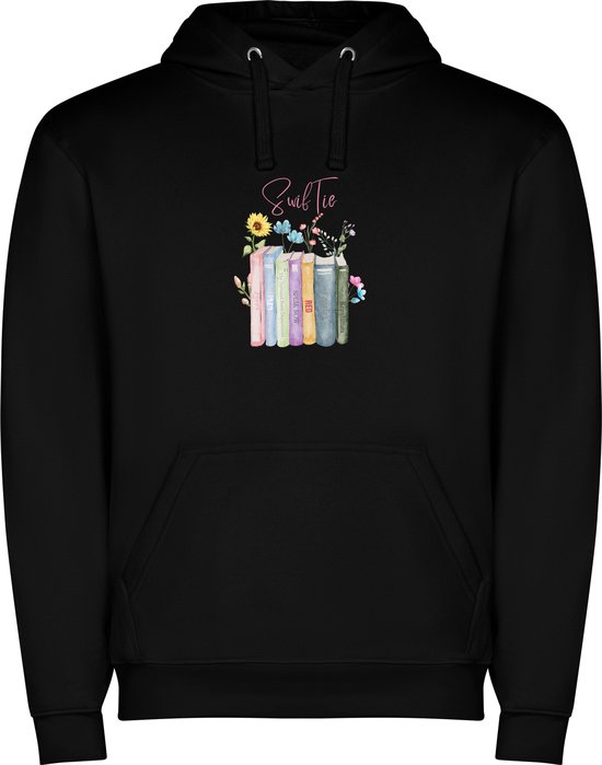 Sweat à capuche unisexe noir avec imprimé « Swifttie » Full Color de la marque Roly taille L