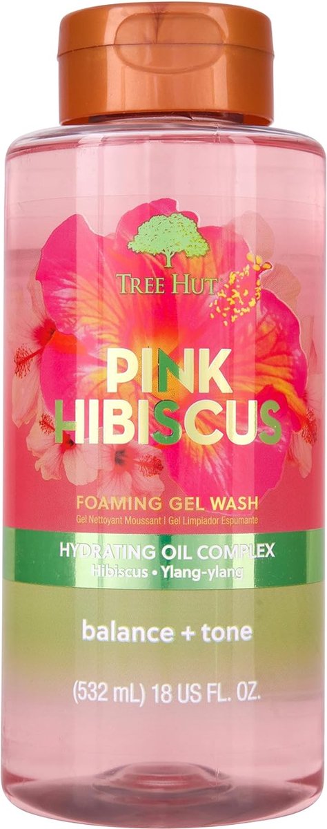 Goedkoopste Tree Hut - Pink Hibiscus Radiant & Refreshing Foaming Gel Wash - 532ml