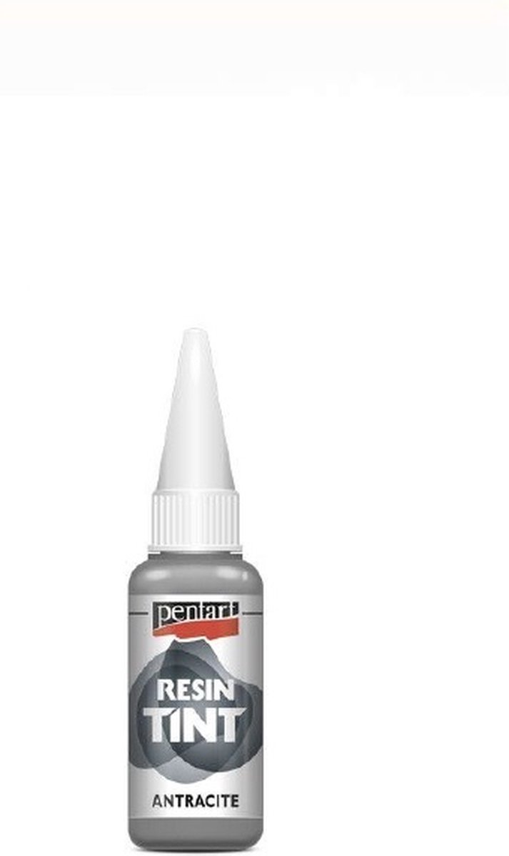 Pentart Resin Tint antraciet 20ml - hars kleurstof voor epoxy projecten.