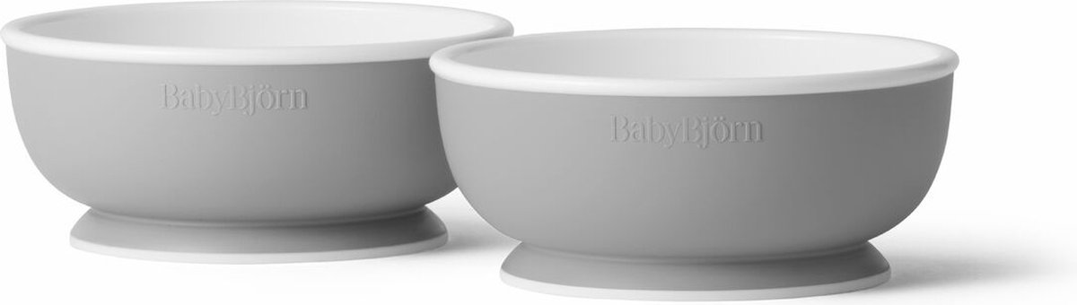 Goedkoopste BabyBjörn Baby kommetje duopak - Grijs