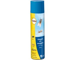 Foto: Solabiol vliegen en muggenspray 400 ml insectenspray spray tegen o a vliegen en muggen insecten bestrijdingsmiddel