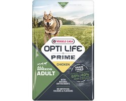 Opti Life Prime Adult All Breeds Kip - Hondenvoer - 2.5 kg Graanvrij