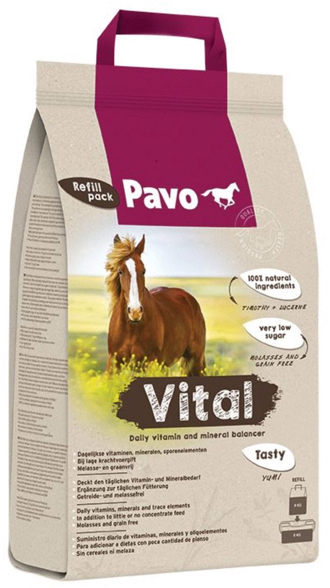 Pavo Vital Navulzak Emmer - Voedingssupplement - 8 kg Navulzak