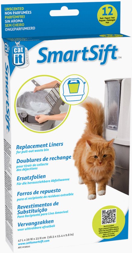 Kattenbakzak Cat It Smart Sift Afvalzak 47x39x25cm