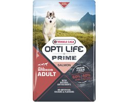 Opti Life Prime Adult All Breeds Zalm - Hondenvoer - 2.5 kg Graanvrij