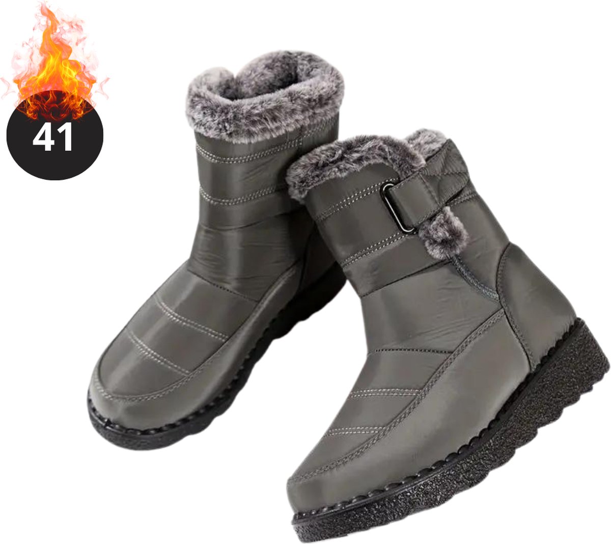 Bovista Snowboots - Sneeuwschoenen - Sneeuwboots - Heren - Wintersport - Ski - Skischoenen - Koffie - 41 - Buiten - Antislip - Winter