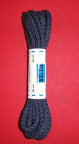 1 paar ronde veters blauw - donkerblauw - blauwe koordveters - ronde klassieke veter 90 cm
