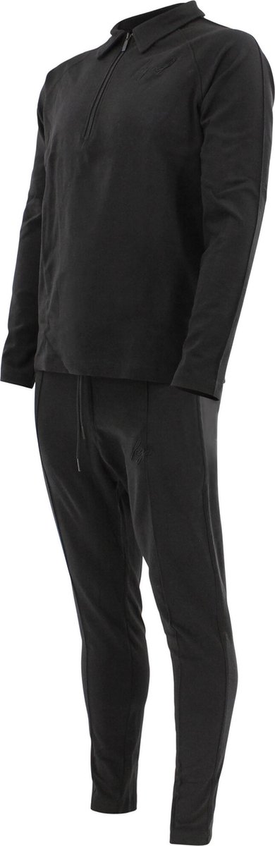 Suit LA Luxe Lounge zwart heren/dames katoen M