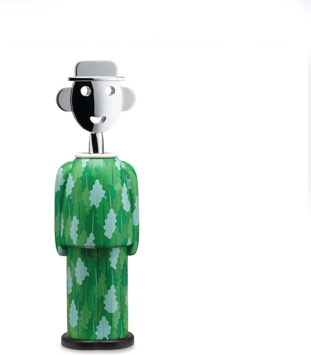 Alessi Kurkentrekker Alessandro M. - AM23A 32 - Groen / Blauw- door Fulvia Mendini