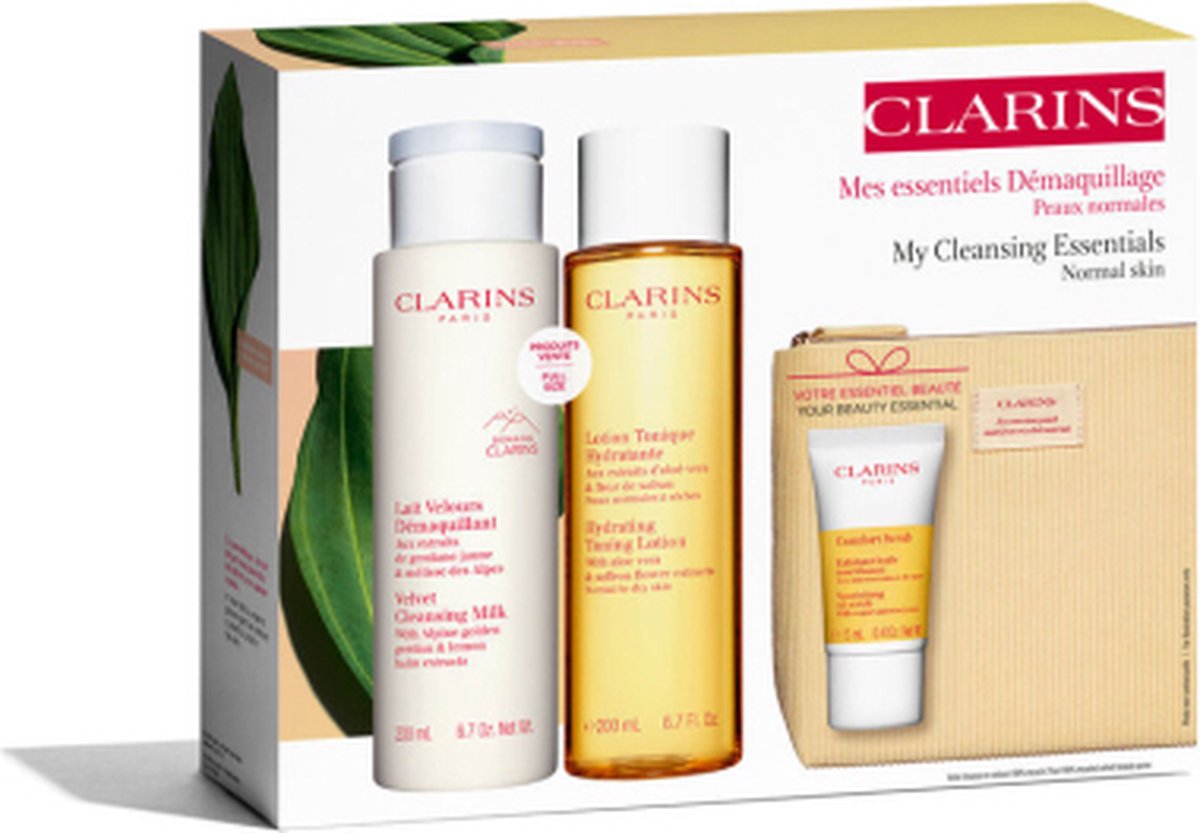 Goedkoopste Clarins My Cleansing Essentials Normal Skin Cadeauset - 415 ml