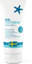 CCS Voetcrème 175 ml - Voetencreme voor droge tot zeer droge voeten, Eeltcreme als Voetverzorging en als alternatief voor Eelt Verwijderaar, Voetencreme met Ureum en verfrissende eucalyptusolie, tegen droogheid en stinkvoeten, Klinisch Bewezen