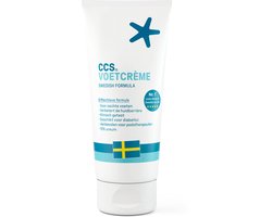 CCS Voetcrème 175 ml - Voetencreme voor droge tot zeer droge voeten, Eeltcreme als Voetverzorging en als alternatief voor Eelt Verwijderaar, Voetencreme met Ureum en verfrissende eucalyptusolie, tegen droogheid en stinkvoeten, Klinisch Bewezen
