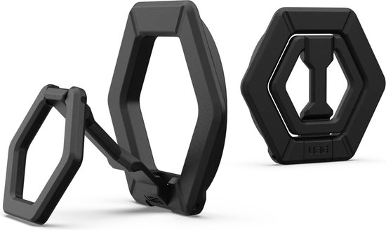 UAG Magnetic Ring Stand | Ring Standaard en Houder voor Telefoons | Compatibel met MagSafe | Zwart
