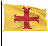 VlagDirect - Drapeau d'Oegstgeest - Drapeau de la municipalité d'Oegstgeest - 90 x 150 cm.