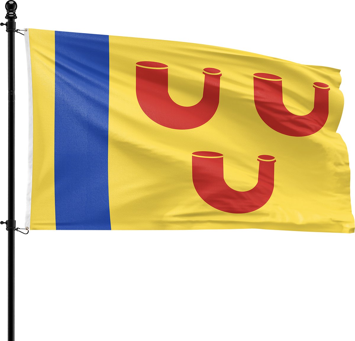 VlagDirect - Leudal vlag - Gemeente Leudal vlag - 90 x 150 cm.