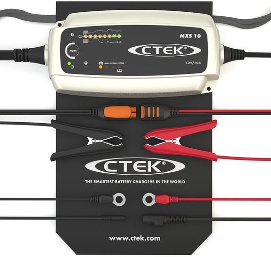 CTEK Multi MXS 10 - Chargeur de Batterie à 8 étapes - 10 A/12 V