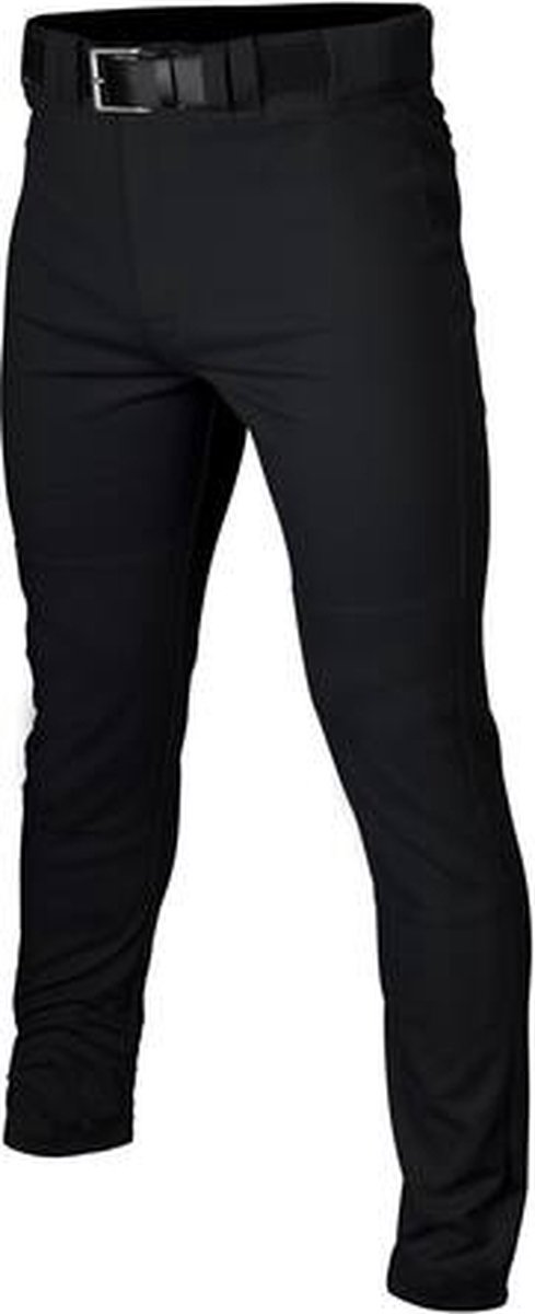 Easton Rival+ Open Bottom Pant Adult S Black Full-Length Pants voor Sport Honkbal/Softball