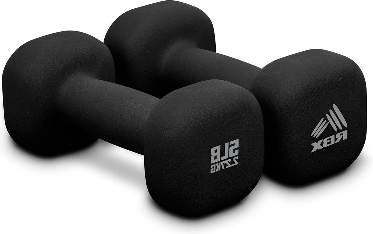 Handgewichten Antislip Grip - Neopreen Klein - Krachttraining Lichaamsbouw Boetsering