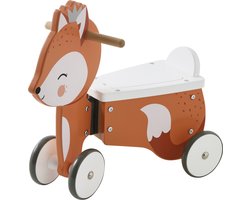 Vertbaudet Loopwagen - opbergkist - vos