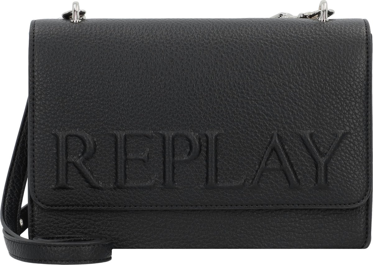 REPLAY Schoudertas Crossbody Bag Black Zwart